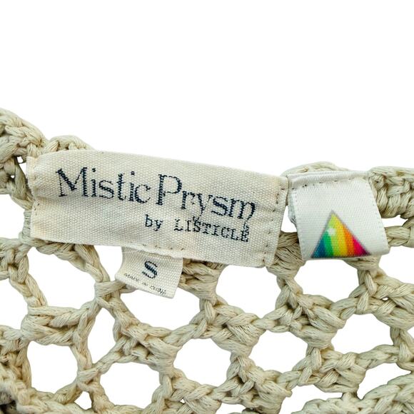 Listicle Boho Top Small Cream Neutral Bell Sleeves - Picture 6 of 13